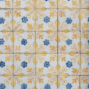 tło kafelkowe azulejos do fotografii kulinarnej i produktowej