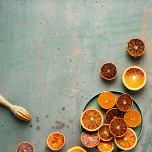 Niebieskie tło fotograficzne do zdjęć kulinarnych MBackdrops