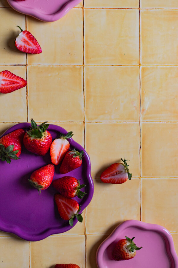 Żółte kafelkowe tło fotograficzne Masala do zdjęć kulinarnych i produktowych — mbackdrops